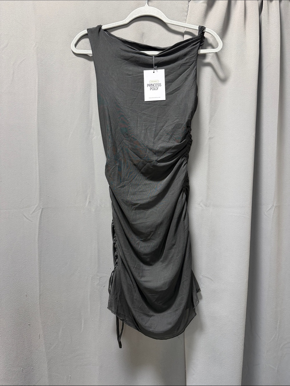 Bella Luna Ruched Mini Dress - Black - Size 4 - Picture 6 of 12